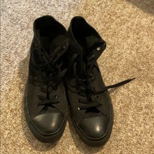 CONVERSE All back high tops